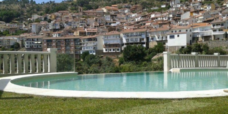 Imagen de piscina exterior ovalada en Pedro Bernardo