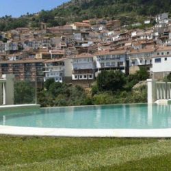 Imagen de piscina exterior ovalada en Pedro Bernardo